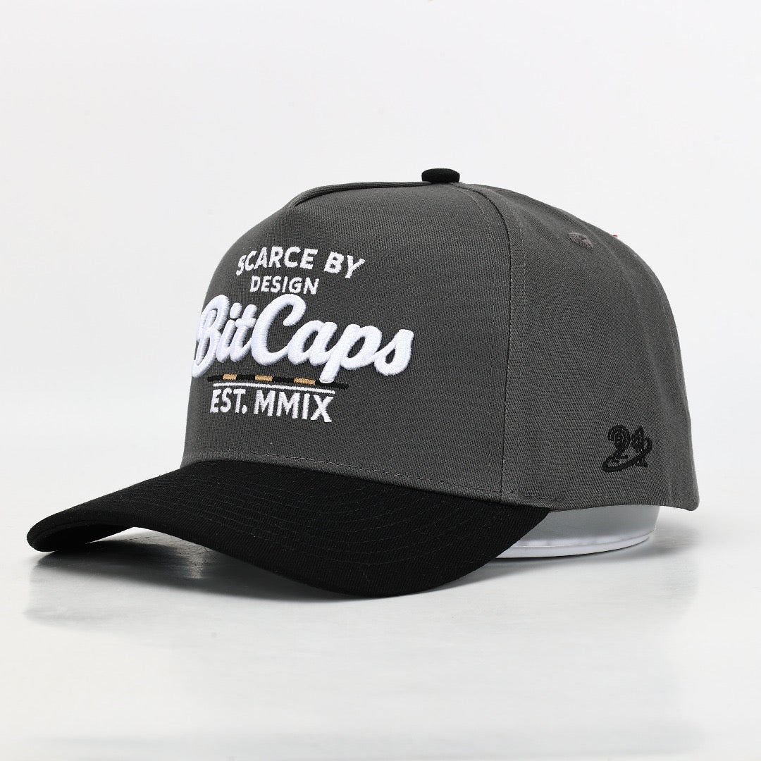 BitCaps Classic - Black / Charcoal Gray