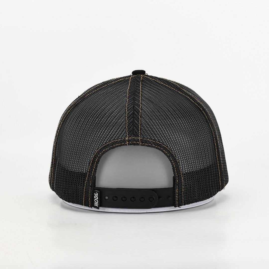 BitCaps Trucker - Black / Gold