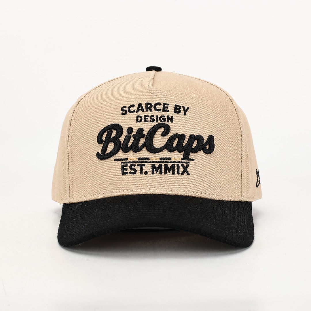 BitCaps Classic - Black / Sand-toned