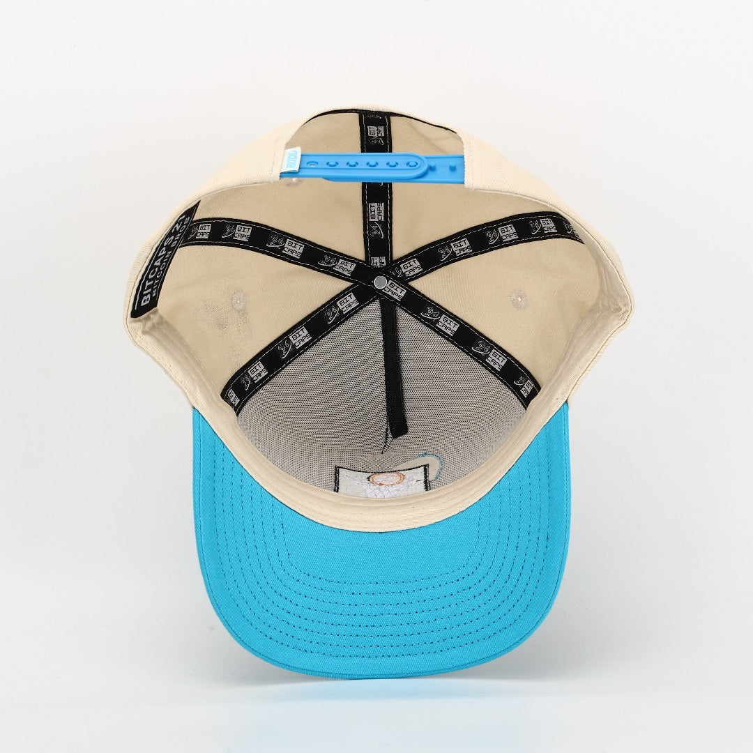 BitCaps Classic - Sky Blue / Sand (Off-White) HODL Hat