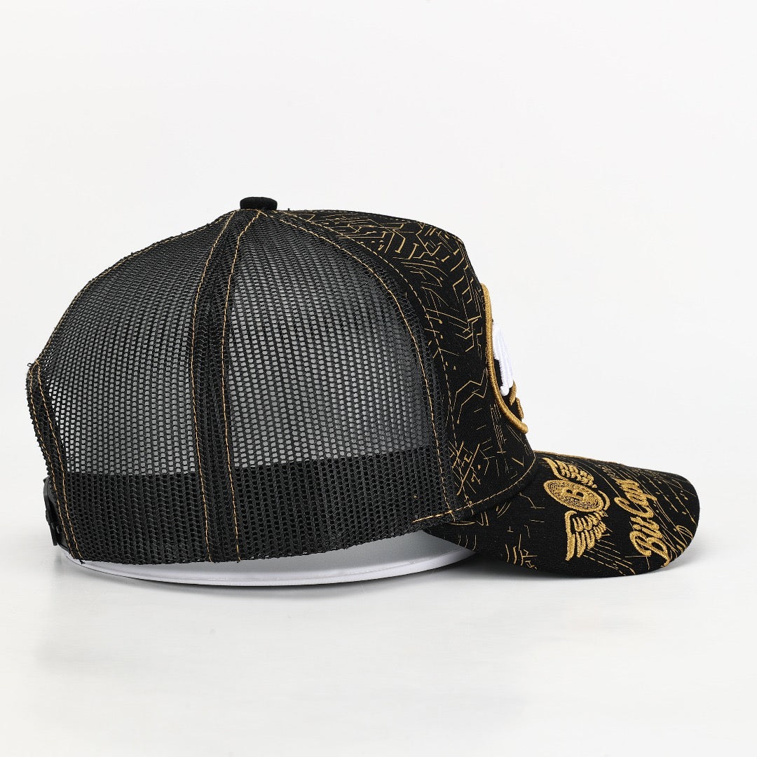 BitCaps Trucker - Black / Gold