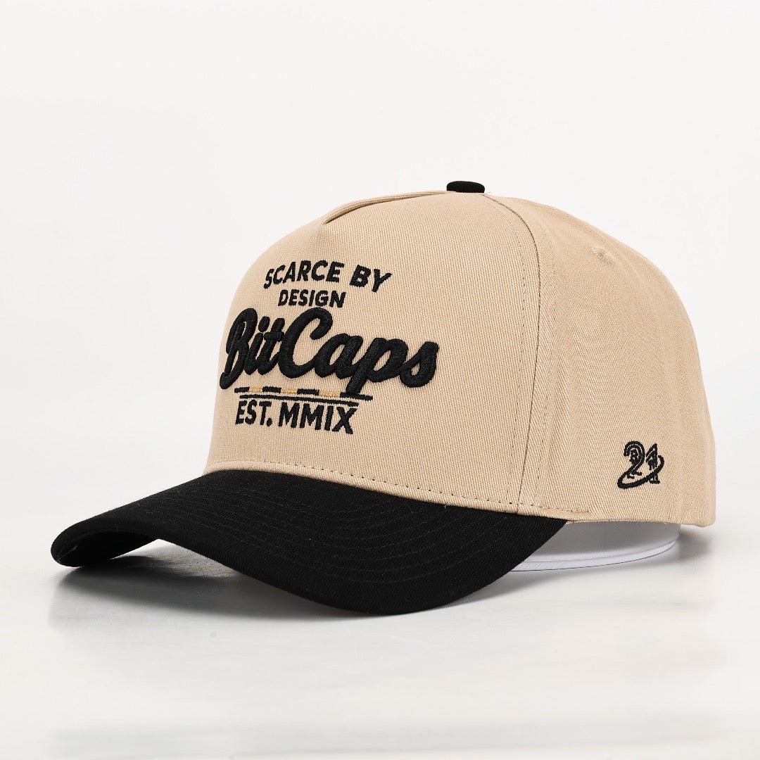 BitCaps Classic - Black / Sand-toned