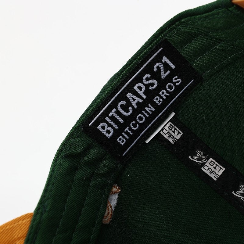 BitCaps Satoshi Stacker - Green / Yellow / Gold